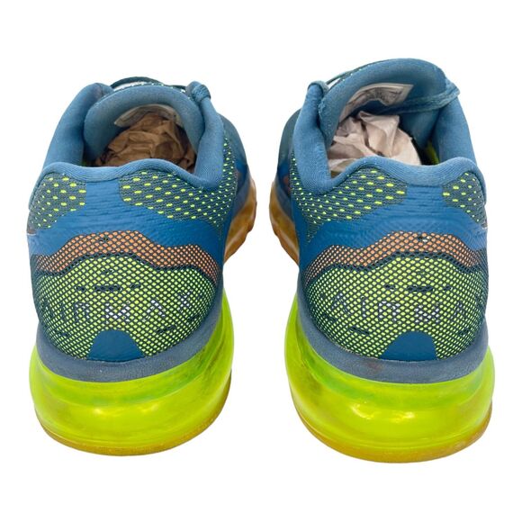 Nike Air Max 2014 Night Factor Blue / Black / Atomic Orange / Volt Size 8 US - Picture 4 of 6